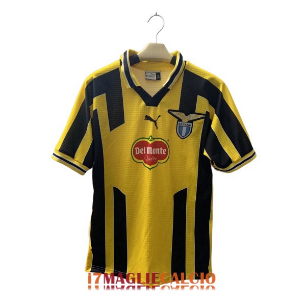 maglia lazio retro edizione speciale copa giallo nero 1998-1999