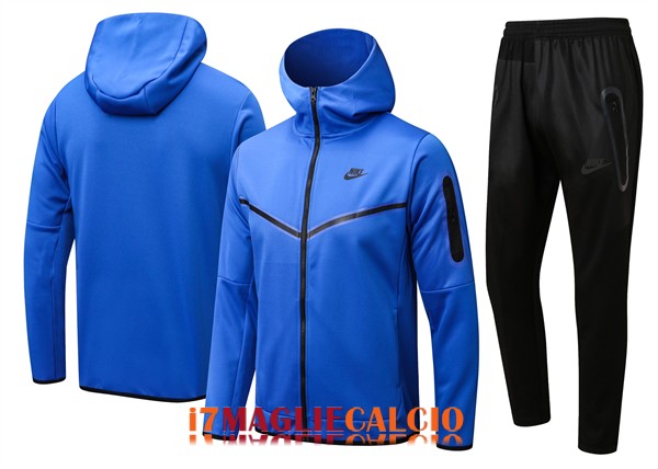 giacca con cappuccio barcellona blu scuro (2) 2022-2023
