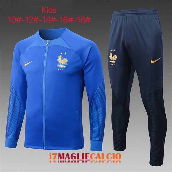 giacca bambini francia blu scuro (2) 2022-2023