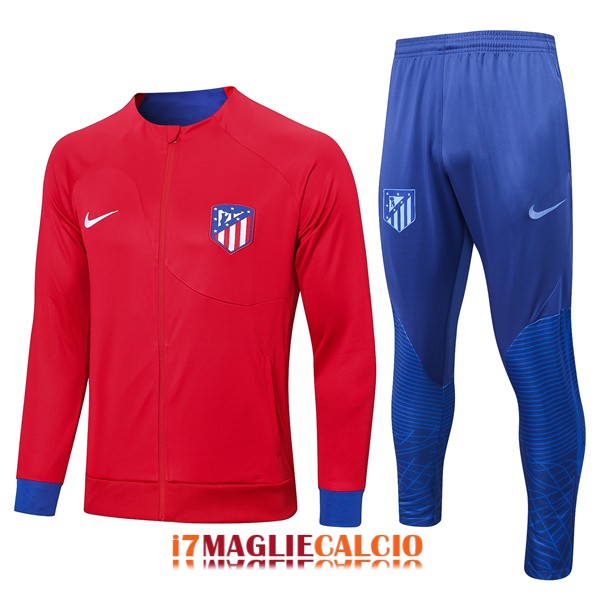 giacca atletico madrid rosso 2022-2023
