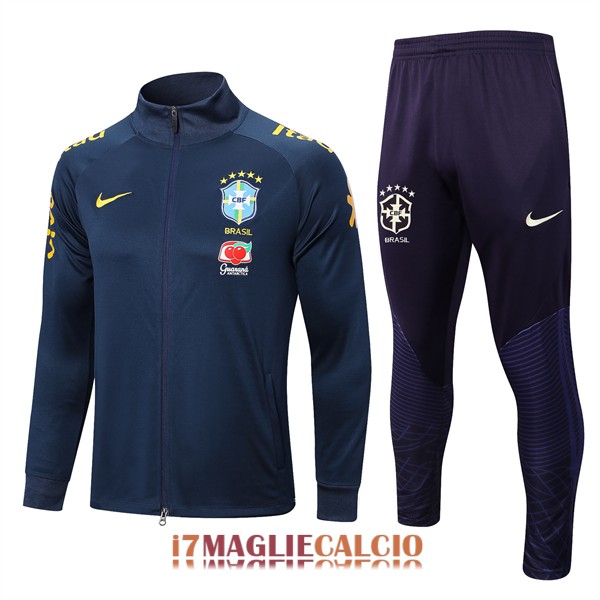 giacca brasile blu scuro 2022-2023