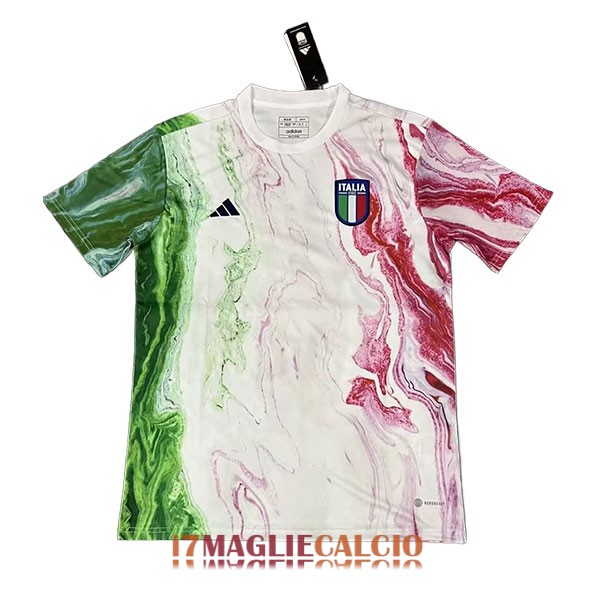 maglia italia formazione verde bianco rosso 2023-2024