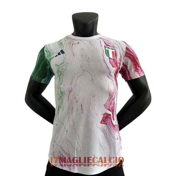 maglia italia formazione versione player verde bianco rosso 2023-2024
