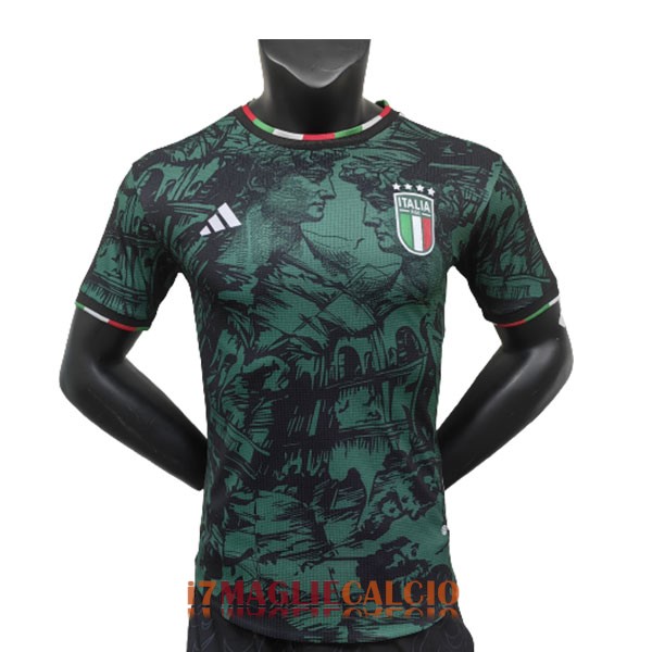 maglia italia edizione speciale versione player verde 2023-2024