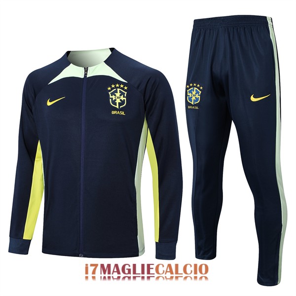 giacca brasile blu scuro giallo 2022-2023