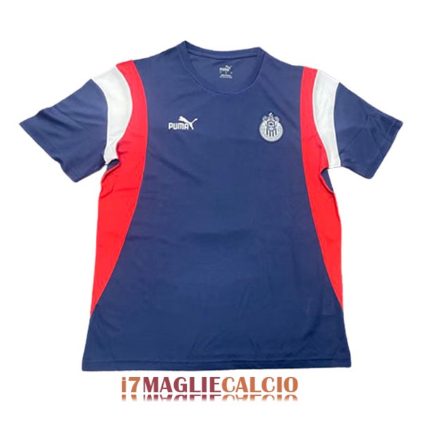 maglia chivas de guadalajara formazione blu rosso bianco 2023-2024