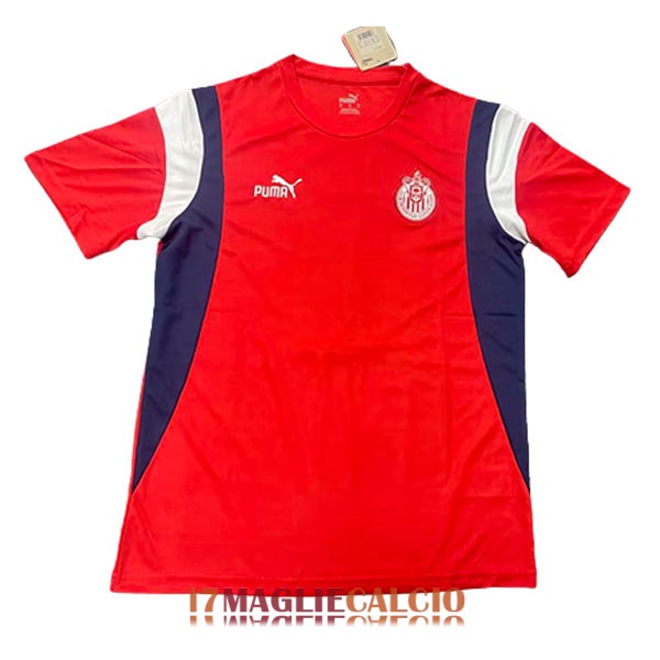maglia chivas de guadalajara formazione rosso blu bianco 2023-2024