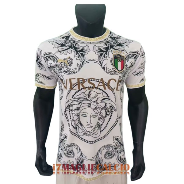 maglia italia edizione speciale versace bianco 2023-2024