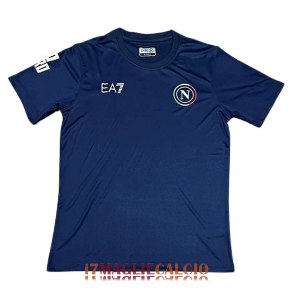 maglia napoli edizione speciale EA7 blu scuro 2023-2024