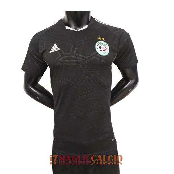 maglia algeria edizione speciale versione player nero bianco 2023-2024