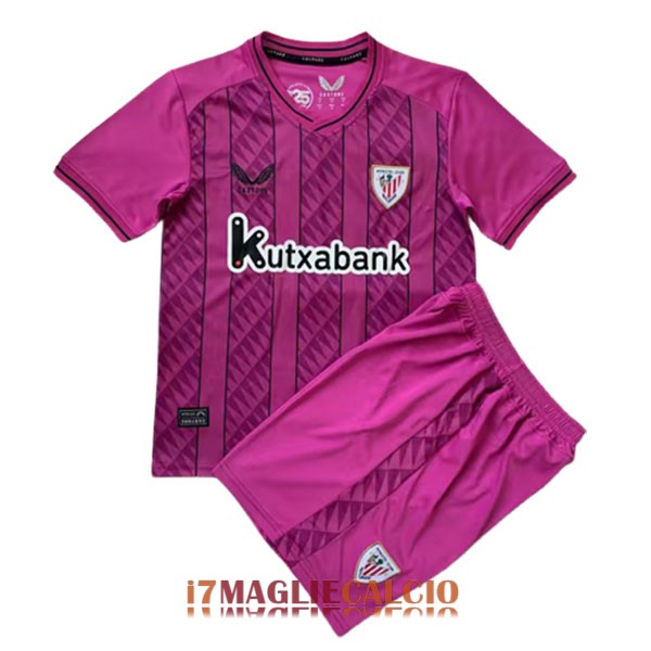 maglia athletic bilbao bambini portiere rosa 2023-2024