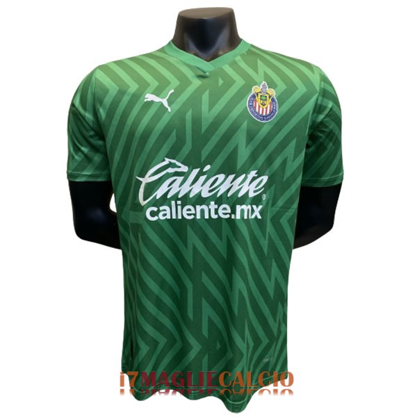 maglia chivas de guadalajara portiere versione player verde 2023-2024
