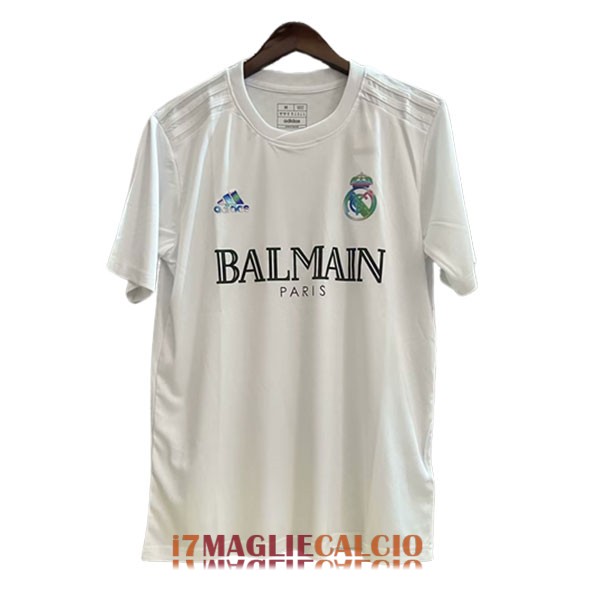 maglia real madrid edizione speciale balmain bianco (1) 2023-2024