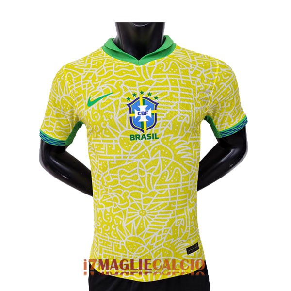 maglia brasile casa versione player 2023-2024
