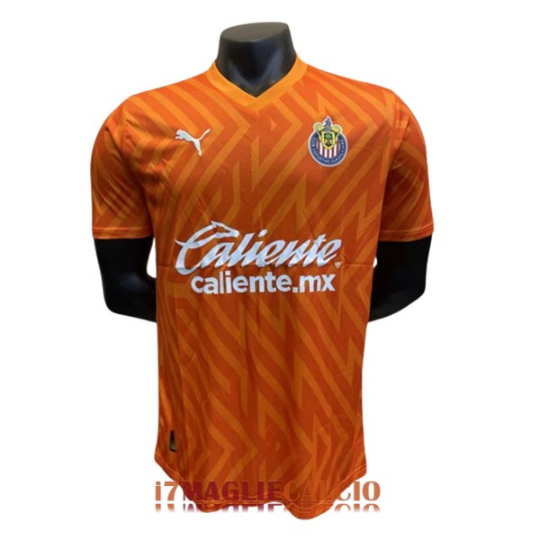 maglia chivas de guadalajara portiere versione player arancione 2023-2024