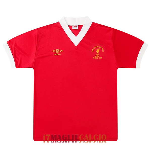maglia liverpool retro edizione speciale european cup final rosso 1981