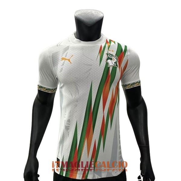 maglia costa d'avorio edizione speciale versione player bianco verde arancione 2023-2024