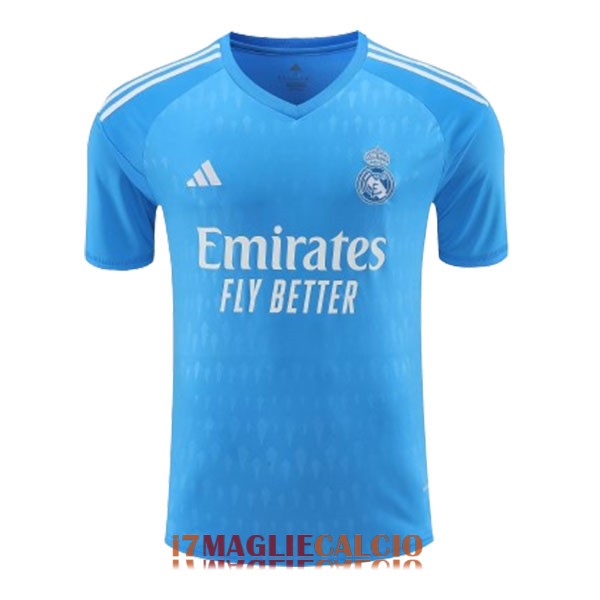 maglia real madrid portiere blu 2023-2024