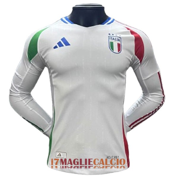 maglia italia manica lunga seconda versione player 2024-2025