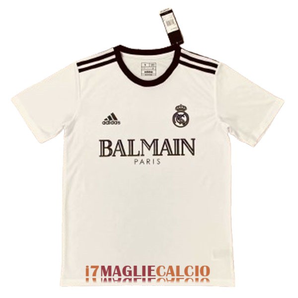 maglia real madrid edizione speciale balmain bianco nero 2023-2024