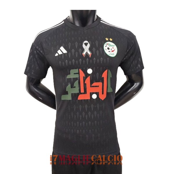 maglia algeria edizione speciale versione player nero (4) 2023-2024