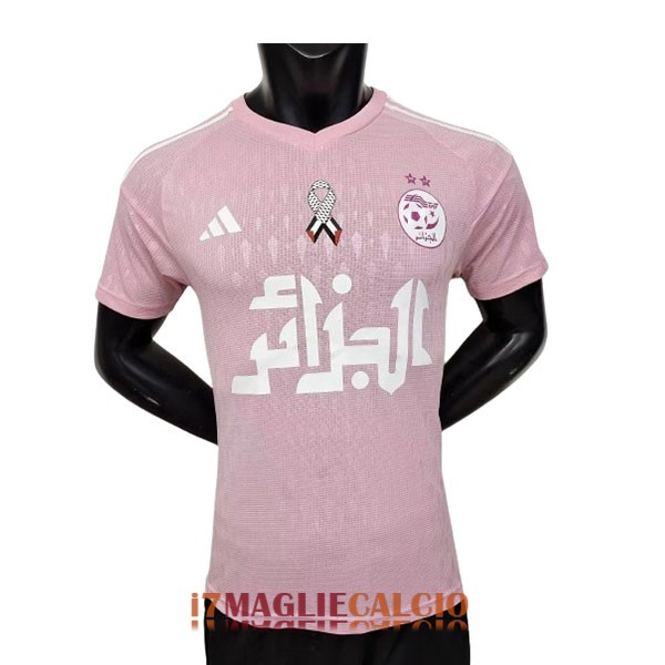 maglia algeria edizione speciale versione player rosa (4) 2023-2024