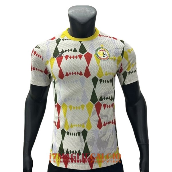 maglia senegal edizione speciale versione player bianco rosso giallo verde 2023-2024