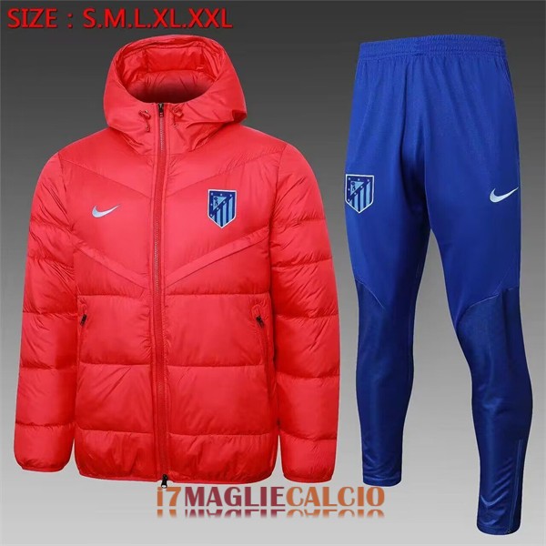 giacca invernale atletico madrid rosso 2023-2024