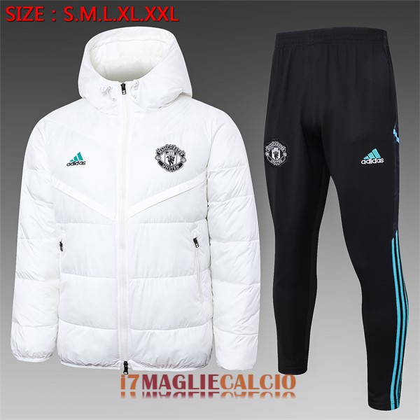 giacca invernale manchester united bianco 2023-2024