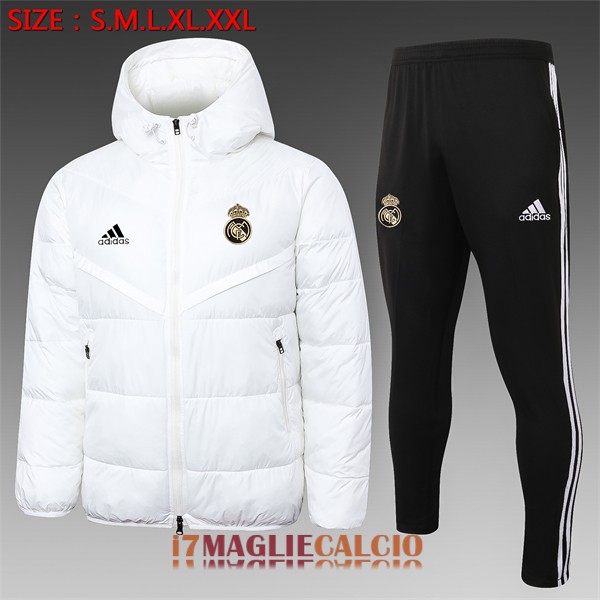 giacca invernale real madrid bianco 2023-2024