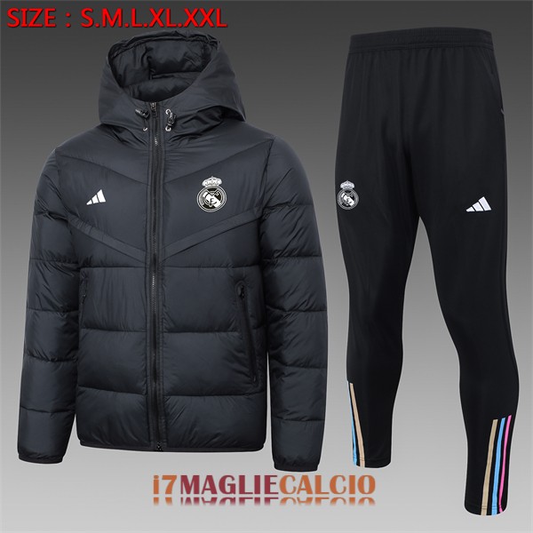 giacca invernale real madrid nero 2023-2024