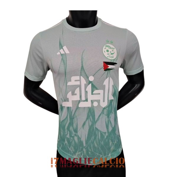 maglia algeria edizione speciale versione player blu chiaro verde 2024-2025