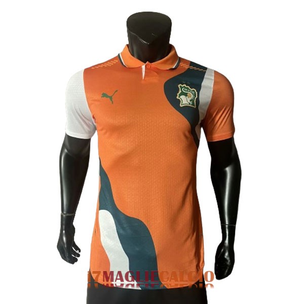maglia costa d'avorio edizione speciale versione player arancione verde bianco 2023-2024