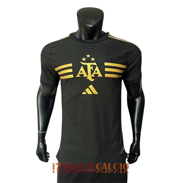 maglia argentina edizione speciale versione player nero oro 2024-2025