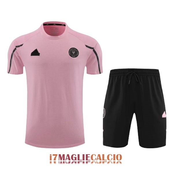 maglia inter miami formazione set completo rosa nero 2024-2025
