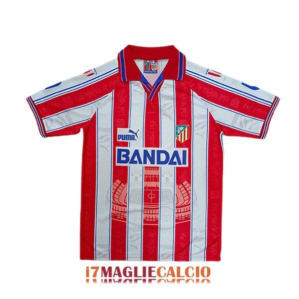 maglia atletico madrid retro bandai casa 1996-1997